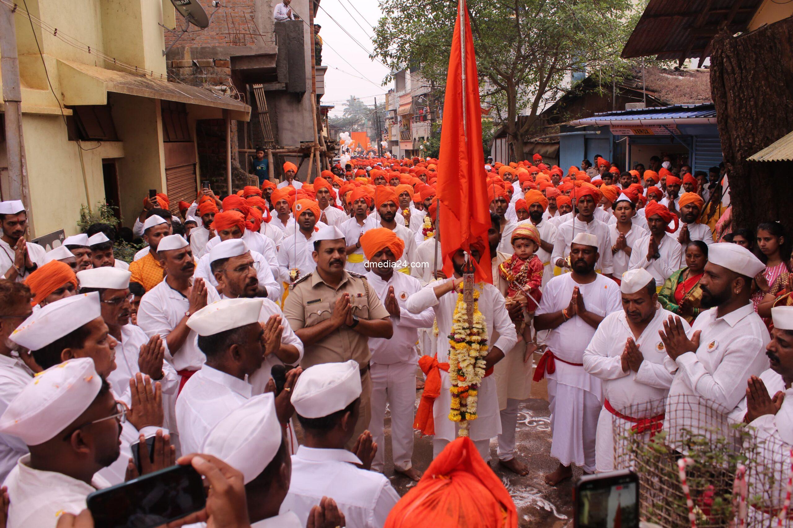 *भक्तिमय वातावरणात तिसऱ्या दिवशीच्या दौडीची सांगता*